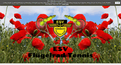 Desktop Screenshot of esv-fluegelrad-tennis.de