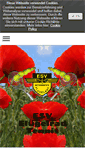 Mobile Screenshot of esv-fluegelrad-tennis.de